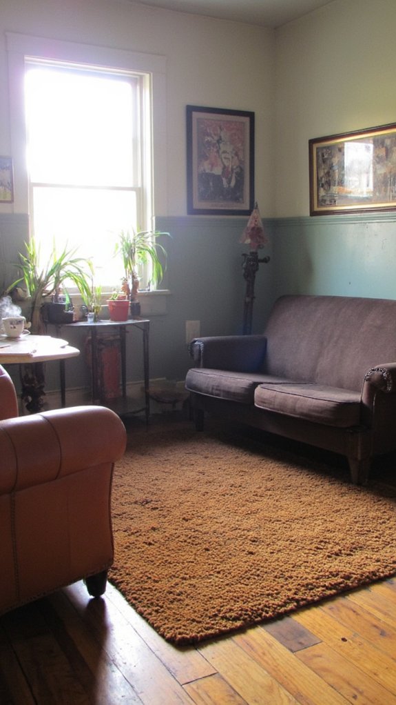 cozy defined spaces created