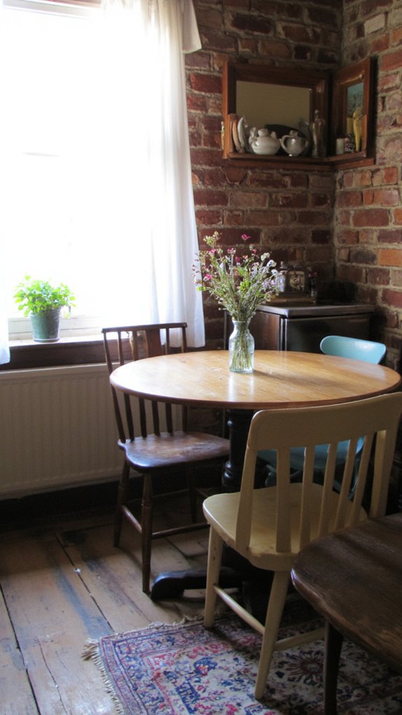 cozy dining nook setup