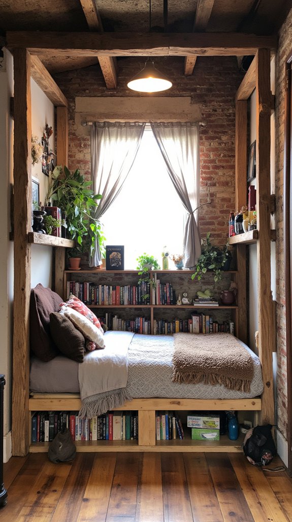 cozy enclosed lofted retreat