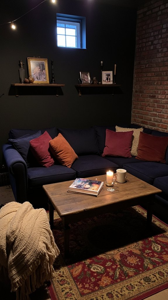 cozy family gathering space