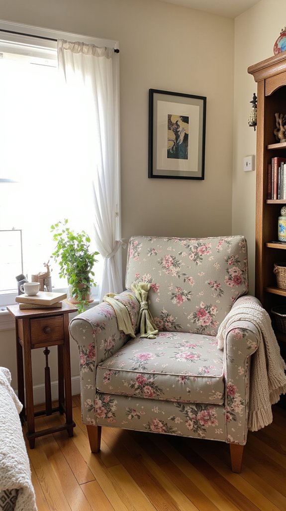 cozy family reading space