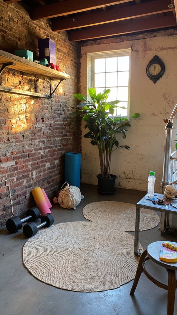 cozy fitness corner essentials
