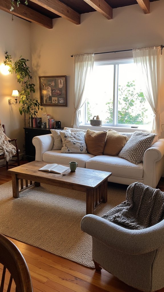 cozy functional open basement