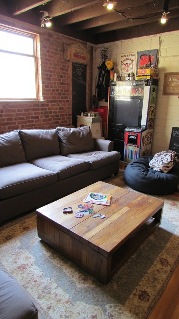 cozy game night setup