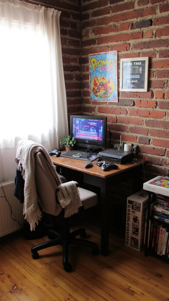 cozy gaming corner retreat