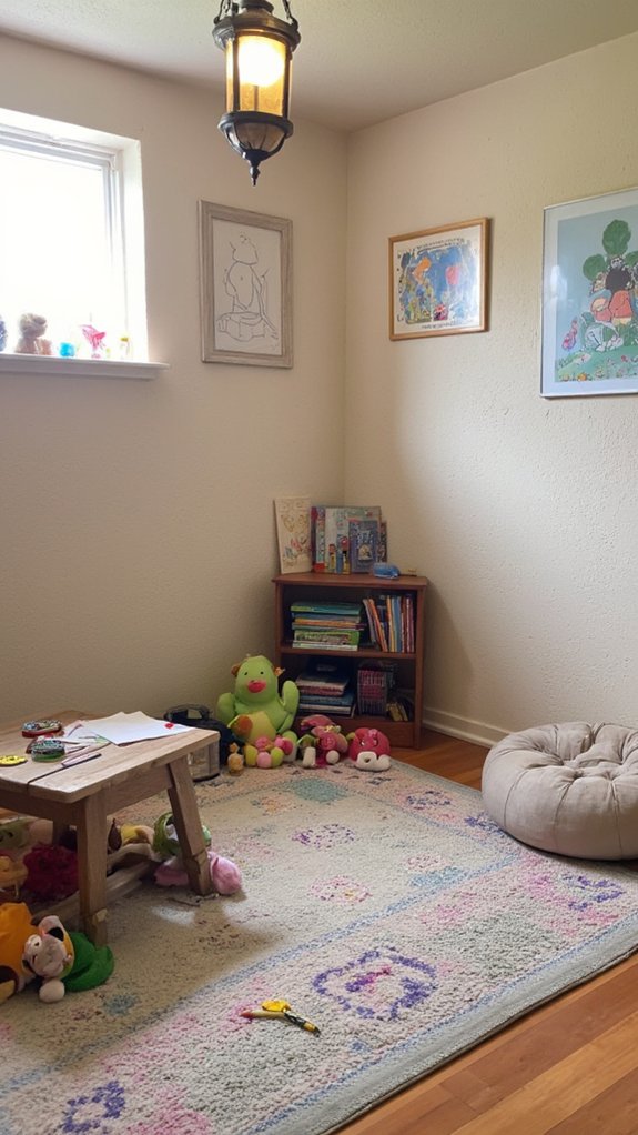 cozy imaginative play space