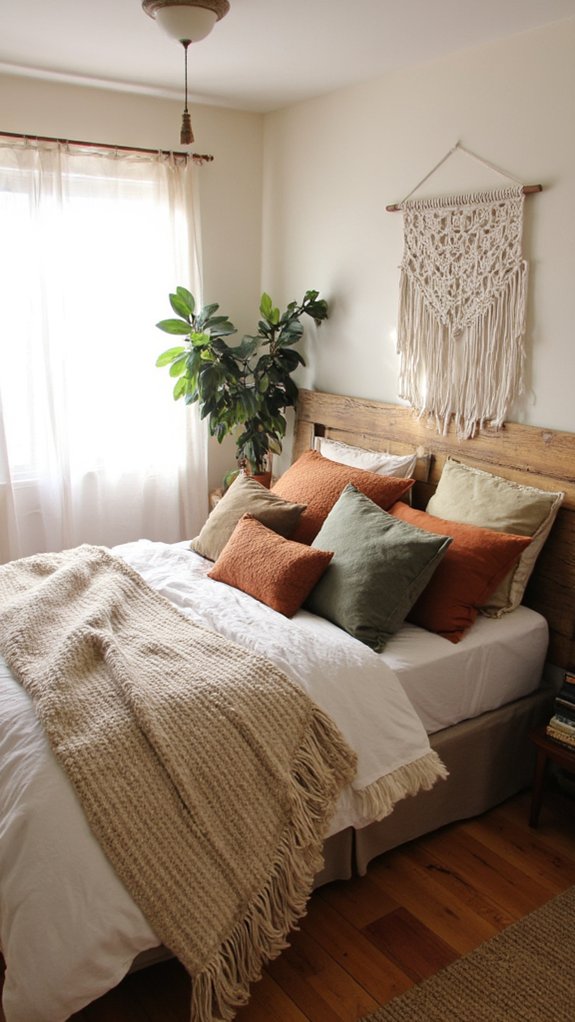 cozy layered boho textures