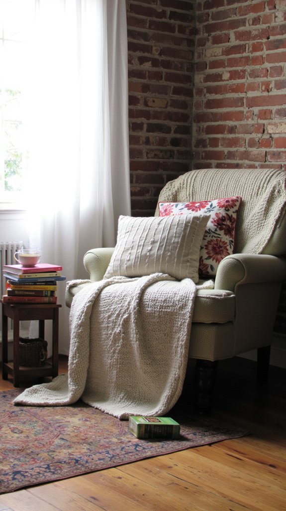 cozy layered textile retreat