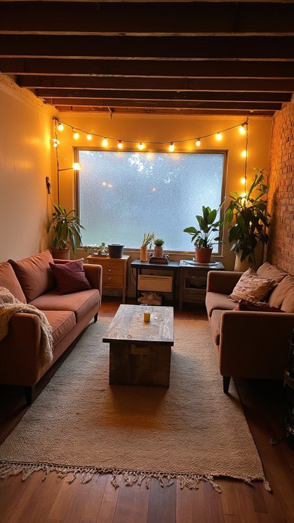 cozy lighting for ambiance