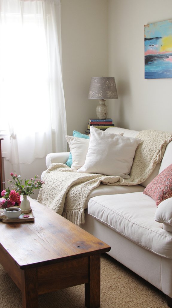 cozy living room textures