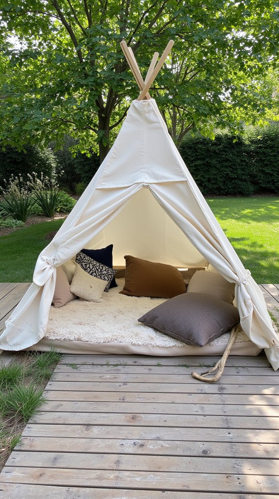 cozy minimalist reading space