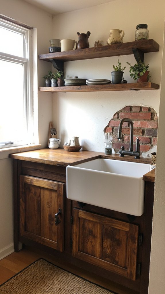 cozy multifunctional cabin kitchenette