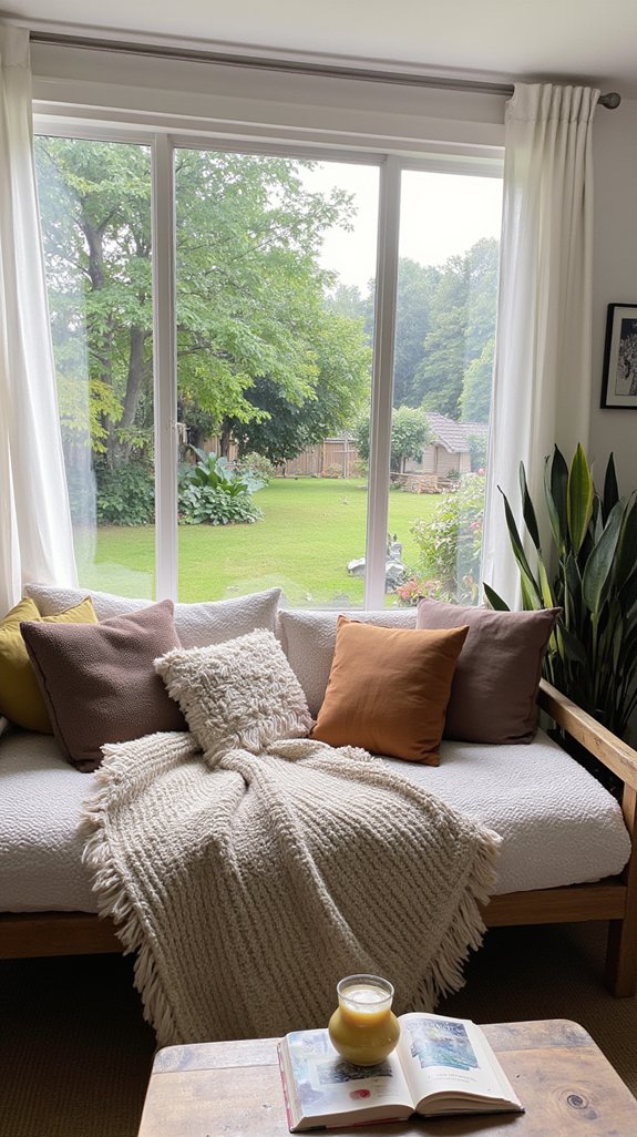 cozy multifunctional window seat