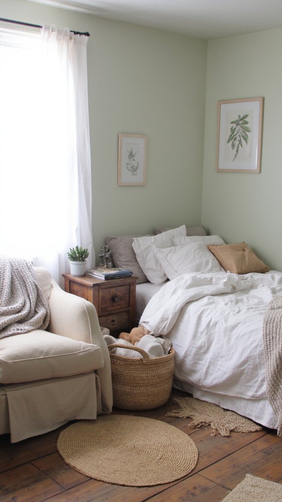 cozy neutral pastel palette