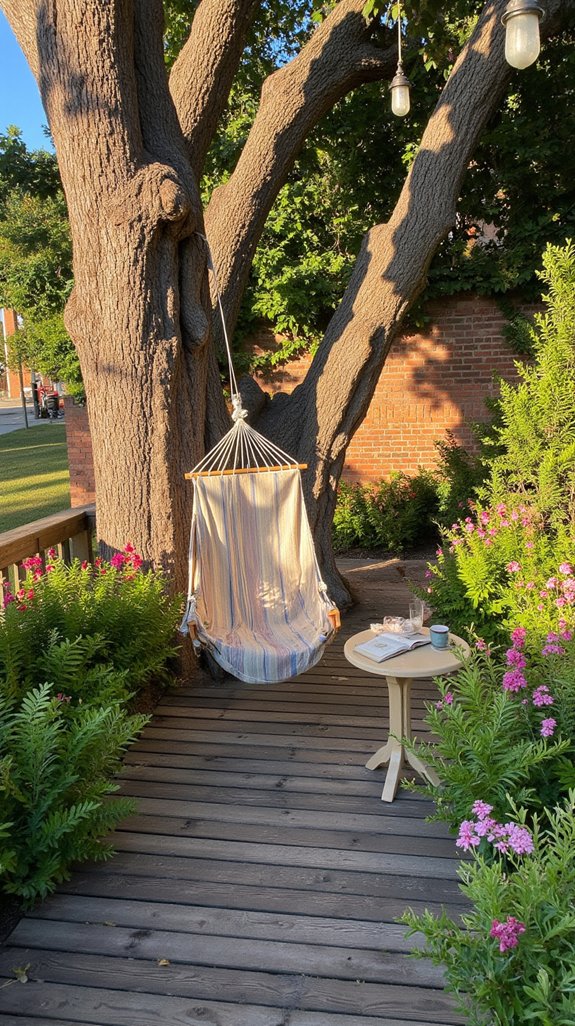 cozy outdoor reading escape