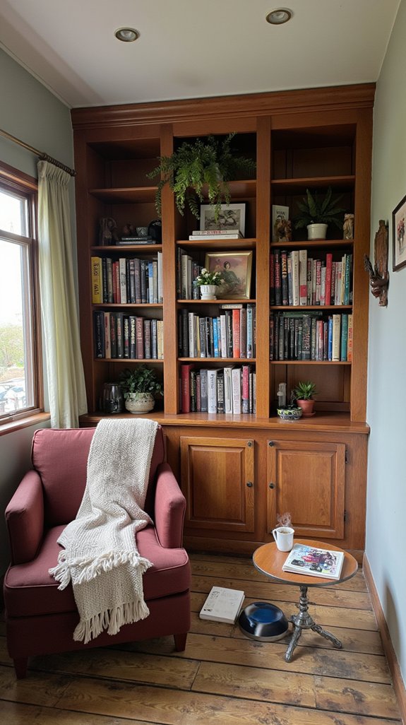 cozy personal library transformation