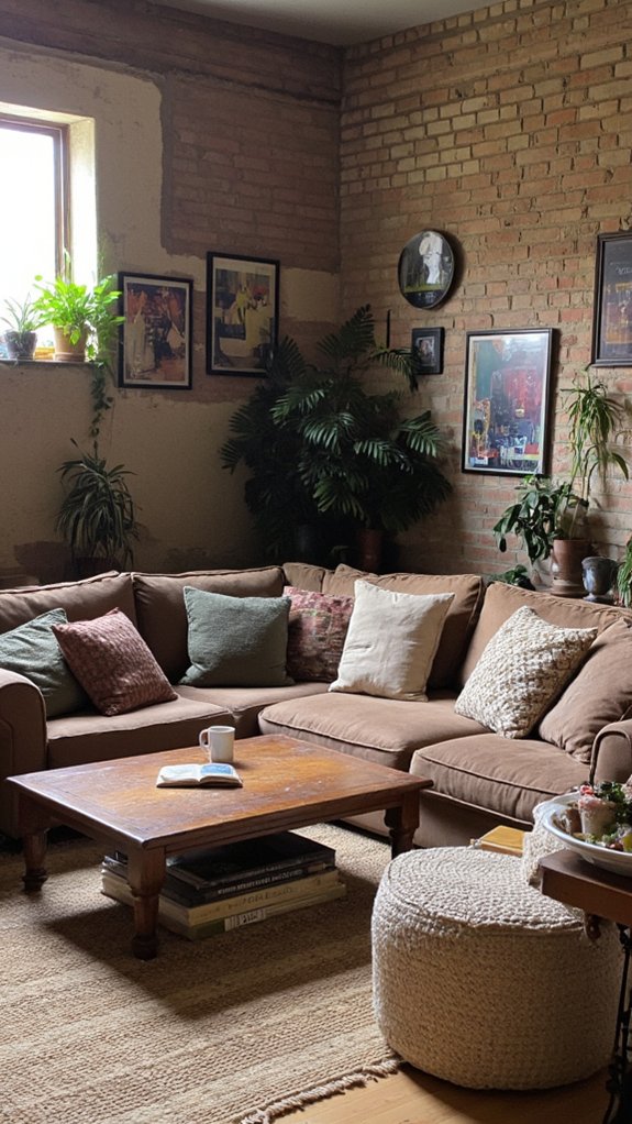 cozy plush inviting furniture