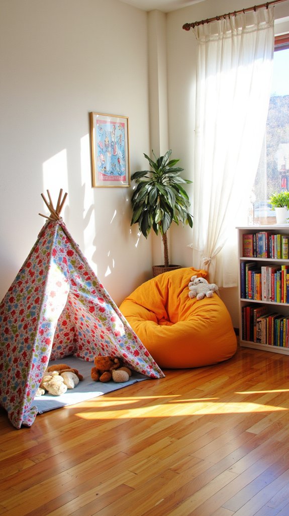 cozy reading adventure space