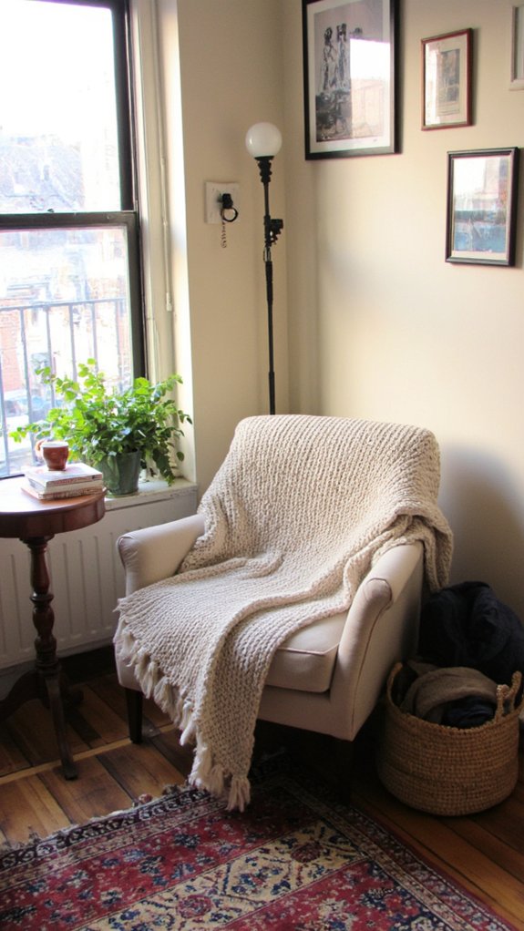 cozy reading corner retreat