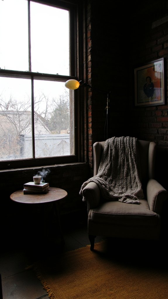 cozy reading corner retreat