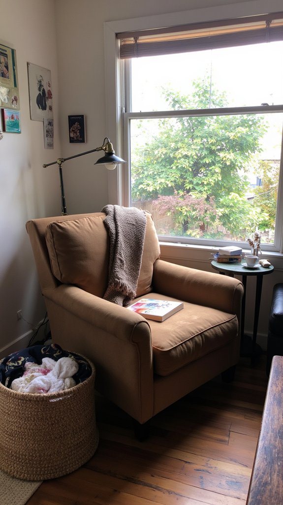 cozy reading nook enhancement