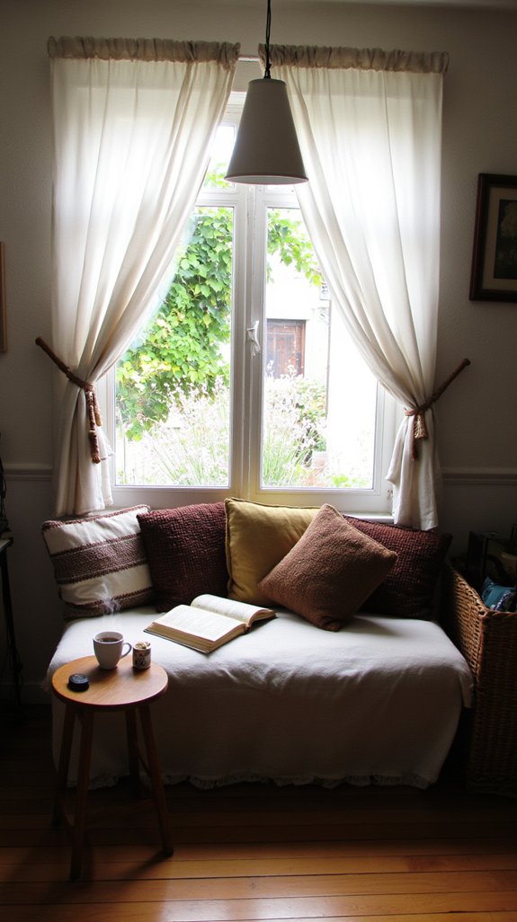 cozy reading nook escape