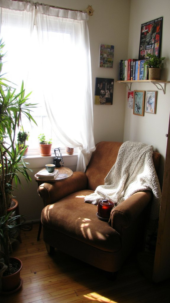 cozy reading nook retreat