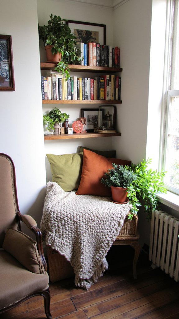 cozy reading nook retreat