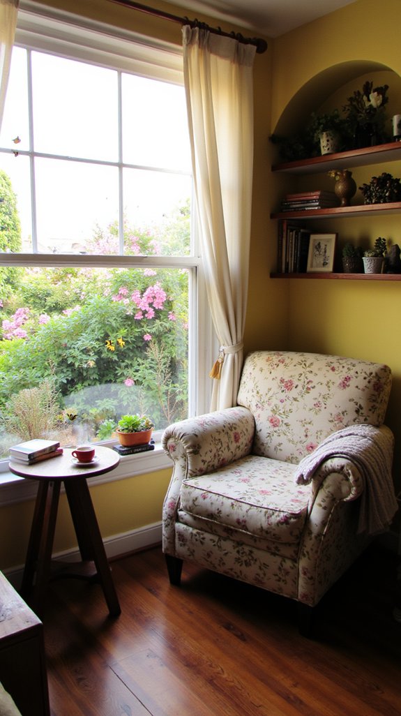 cozy reading nook retreat