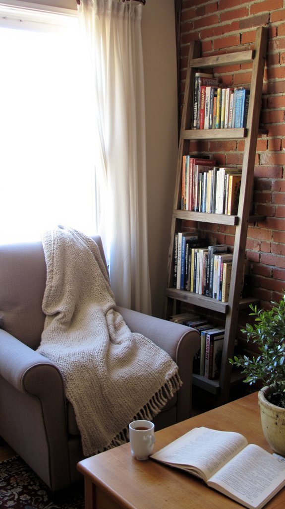 cozy reading space transformation