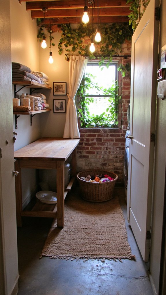 cozy retreat with lighting