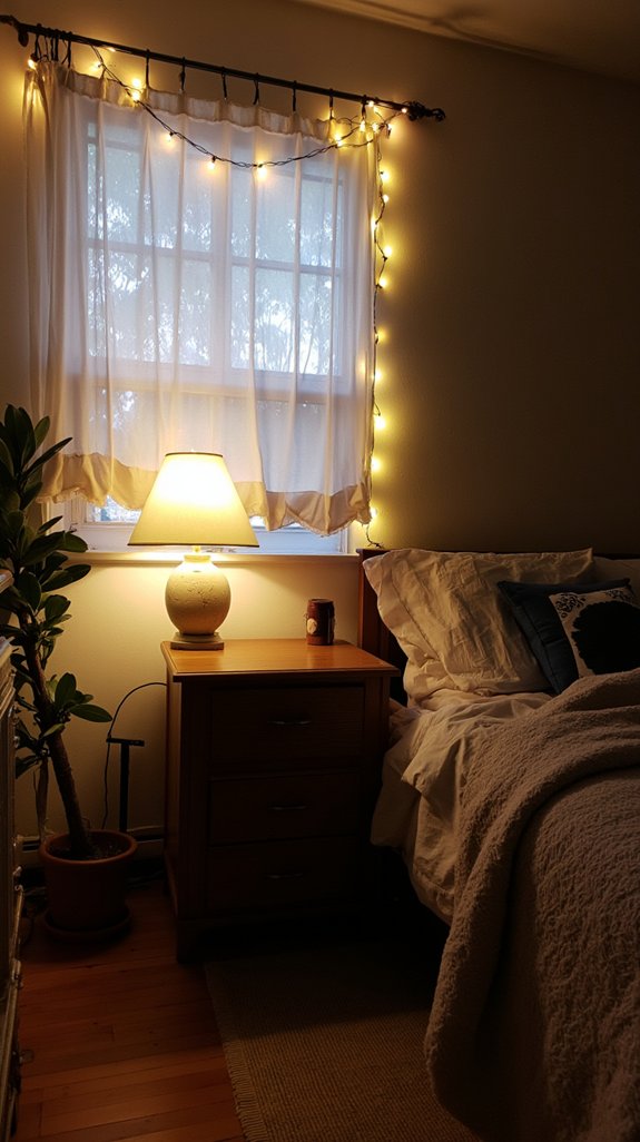 cozy retreat with soft lighting