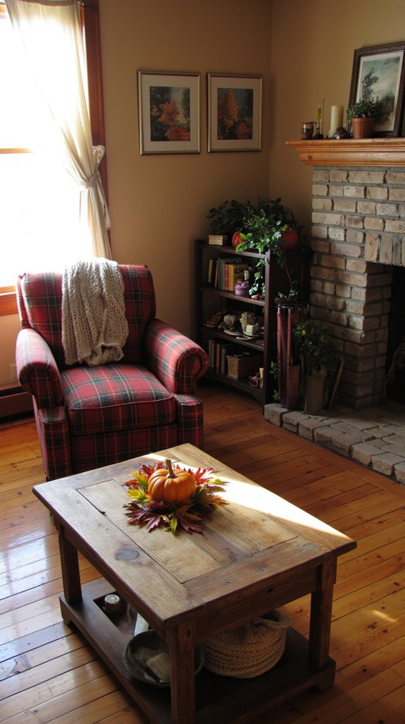 cozy rustic autumn decor