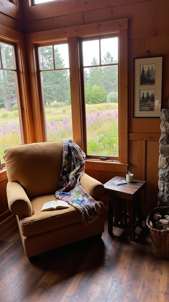 cozy rustic cabin retreat