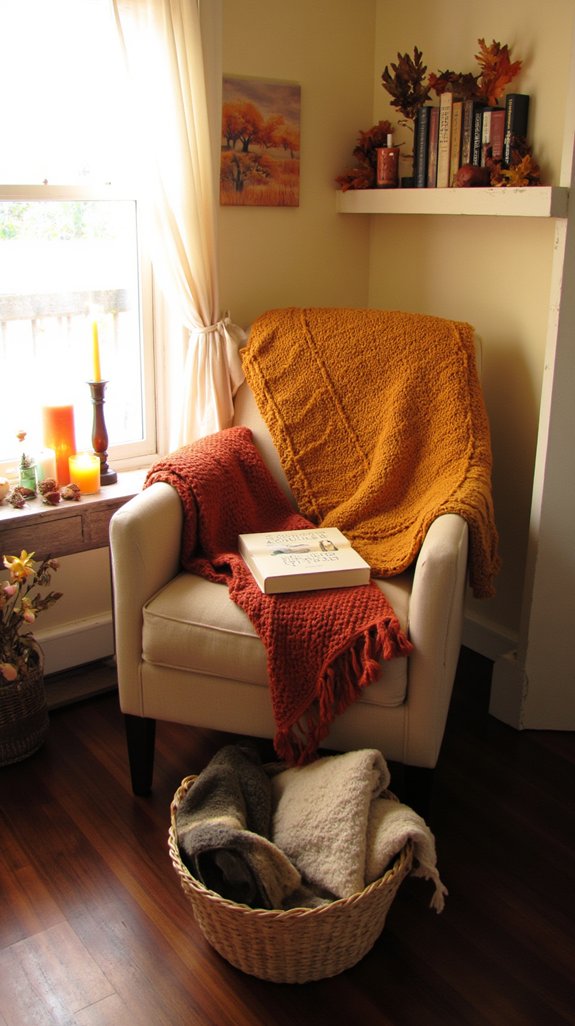 cozy scented candle atmosphere