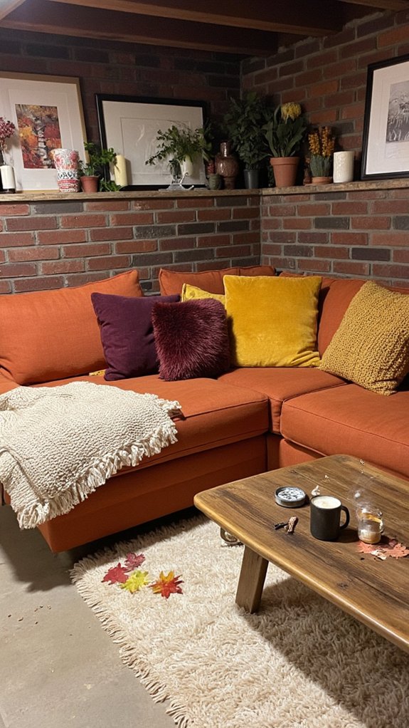 cozy seating and layout