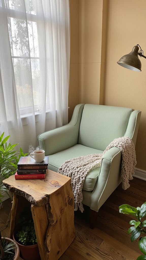 cozy side table addition