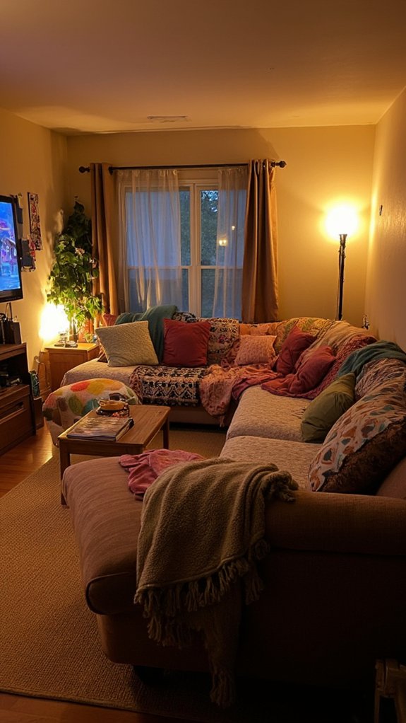 cozy soft lighting ambiance