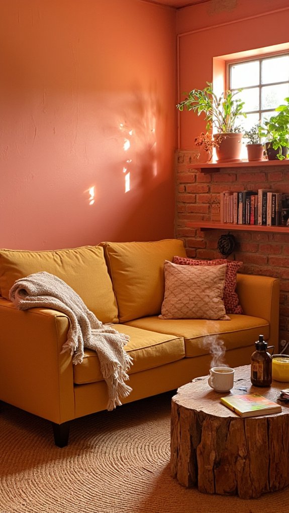 cozy sunset hues retreat