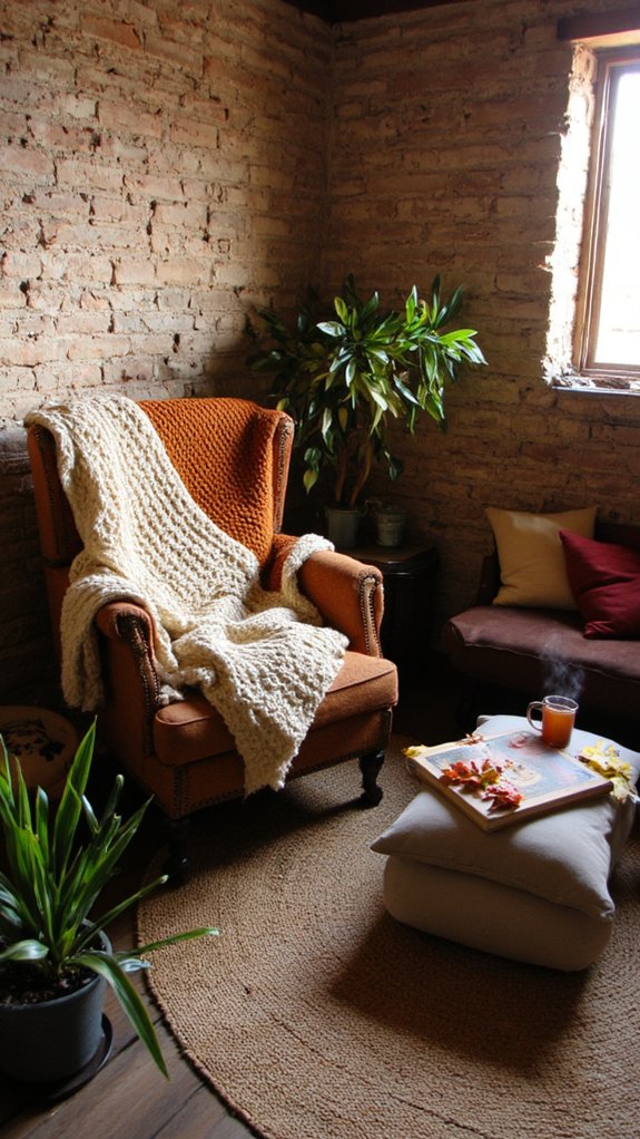 cozy textiles for comfort
