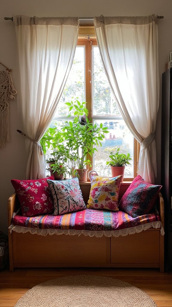 cozy window seat cushions