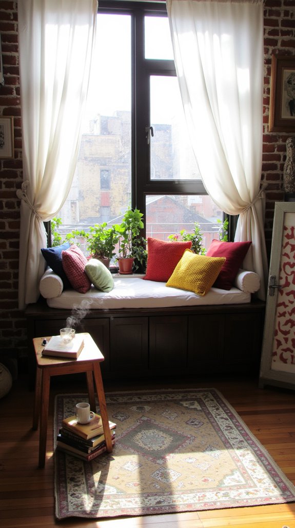 cozy window seat escape