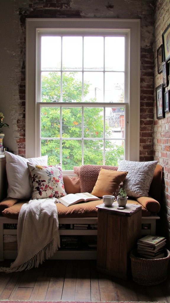 cozy window seat retreat