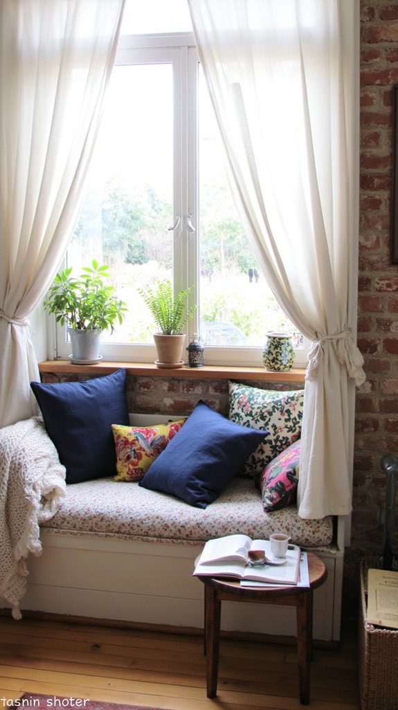 cozy window seat retreat