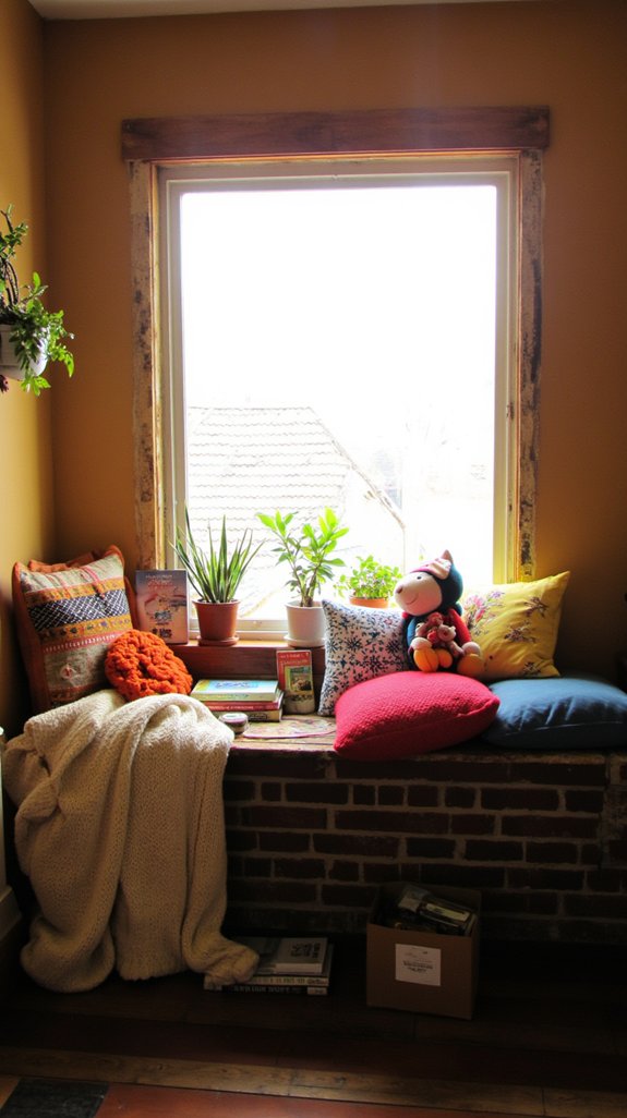 cozy window seat retreat