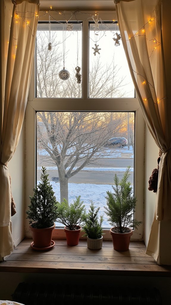 cozy winter window displays