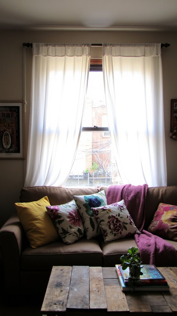 curtains enhance cozy privacy