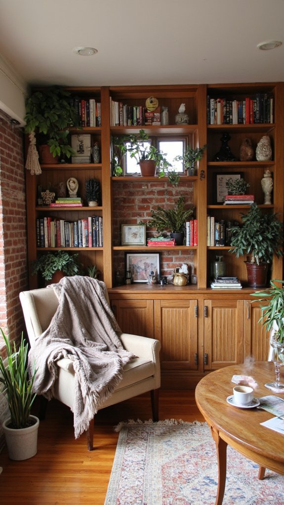 custom built in shelving solutions