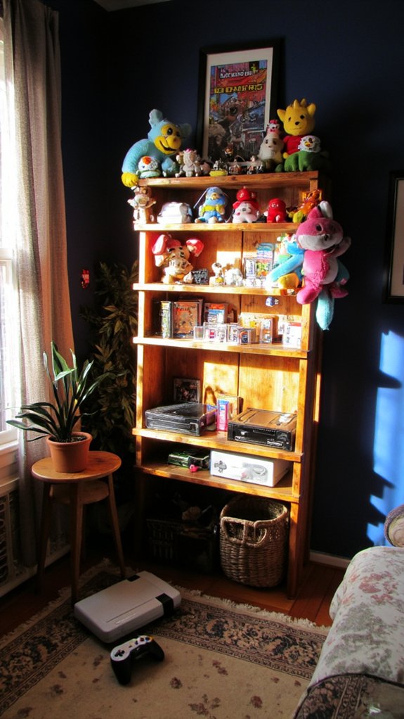 custom shelves for gamers