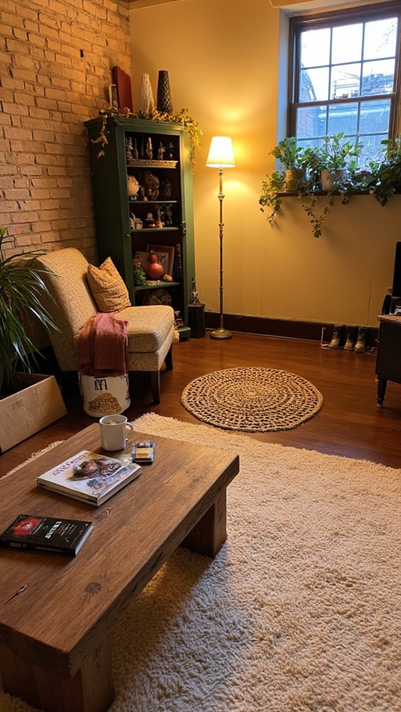 define spaces with rugs